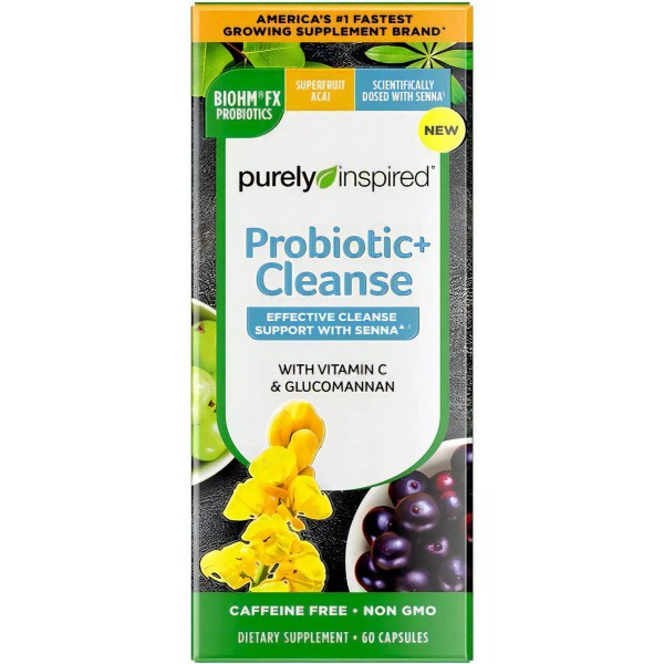 Purely Inspired Limpieza Desintoxicación Probióticos Bayas De Acai Papaina Sabor