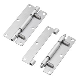 HSMT-hinges 4 Inch Quick Release Hinge, Stainless Steel 304, Detachable, Spring Release Hinges with 6 Holes for Cabinet Lids, Electrical Enclosure Doors, Horizontal & Vertical Mounting (15, 4 inch)
