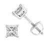 PARIKHS Princess cut Diamond stud Popular Quality Screw Back 14K