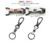 Highstyle Keychain, Tochigi Leather & Antique Black Carabiner, Base Grade