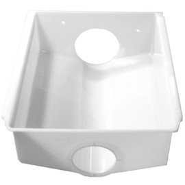 PartsBroz WPW10670845 Ice Bucket Replacement - Compatible with Whirlpool Ice Bin Replacement, Kenmore, Amana, KitchenAid & Maytag Refrigerators - Durable Ice Maker Tray with Limited 1-Year Warranty
