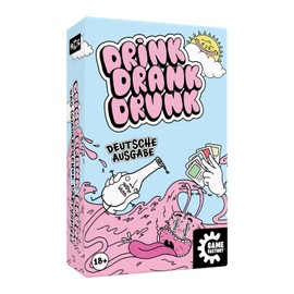 Game Factory 646276 Drink Drank Drunk - The (s)Exciting Party Game, Drinking Game, Card Game for Adults, Drinking Game from 18, German Edition, Rose