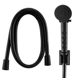 RecPro RV Handheld Shower Head and Hose with Shut Off | Matte Black
