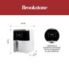 Brookstone Air Fryer – 4.5 Qt, 1300W Large Capacity Fryer