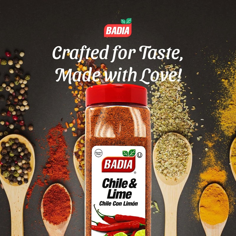 Badia Chile & Lime Seasoning, Chile con Limon 25 oz