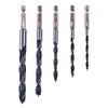 Amtech F1735 5 Piece hex shank wood drill bit set