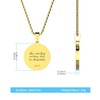 seensea Sports Pendant Necklace Baseball Inspirational Bible Verse Luke 1:37