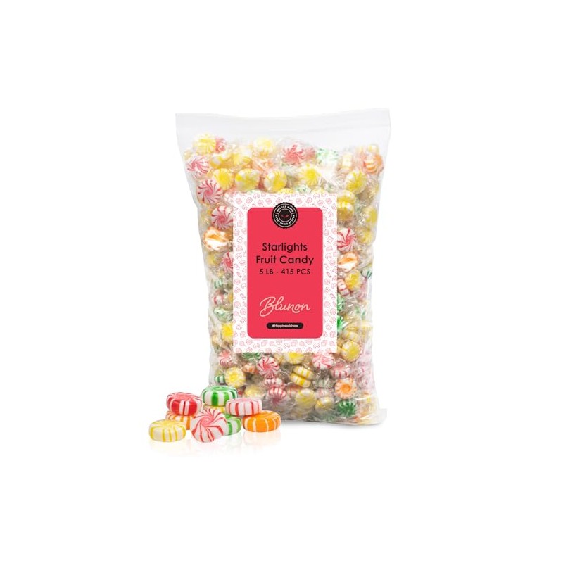 Hard Candy Bulk Starlight Assortment - 5 Pounds Fruit Flavored
