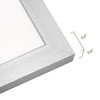 An&He 5x7 Picture Frame, Silver Photo Frame for Tabletop and