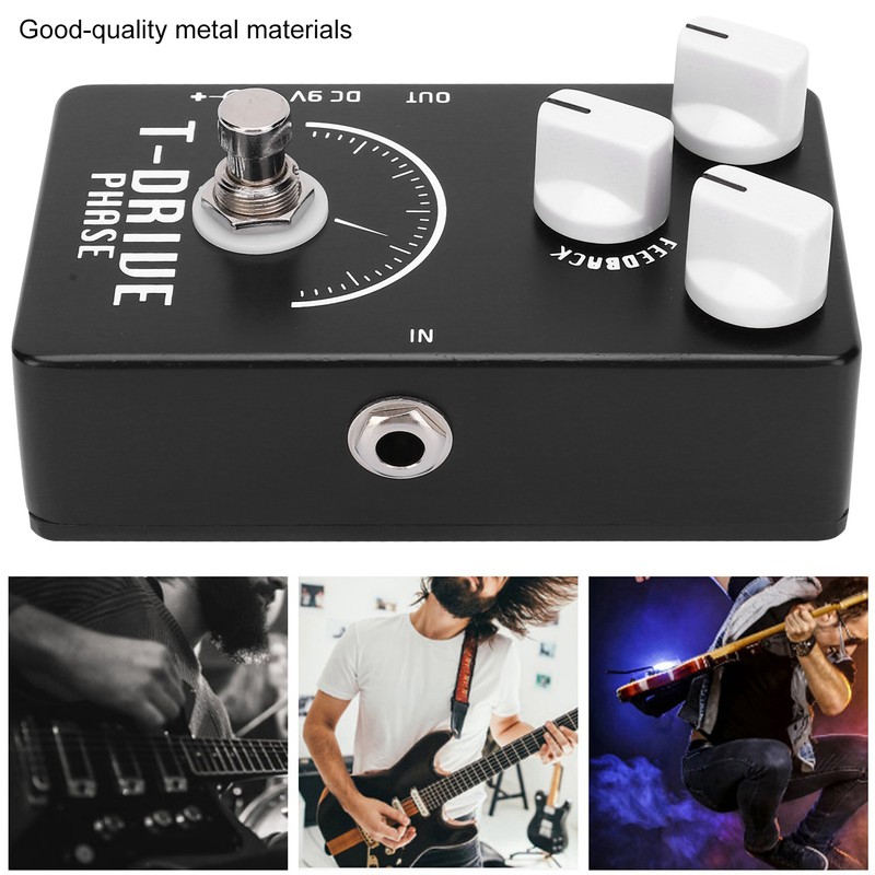 Guitar Phaser Pedal Electric Analog Phase Shifter Effect Musical Instrument