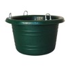 Horsemen's Pride Horse Feed Tub, Small, 18 Quarts, Green