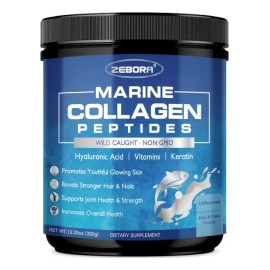 Peptidos De Colageno Marino En Polvo Zebora Hecho En Usa