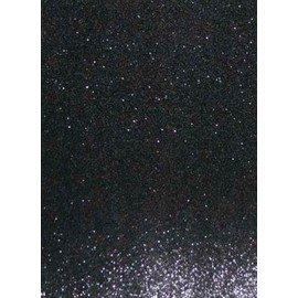 The Ark Craft, A4 250 GSM Glitter Card, Soft Touch Luxury (5 Pack) …Black