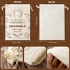 Bread Bags for Homemade Bread, 2 Pack Reusable Bread Bags,