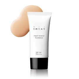 All in One Foundation Imini Repair Mineral Foundation Liquid Non-Chemical LPS SPF 50+/PA++++