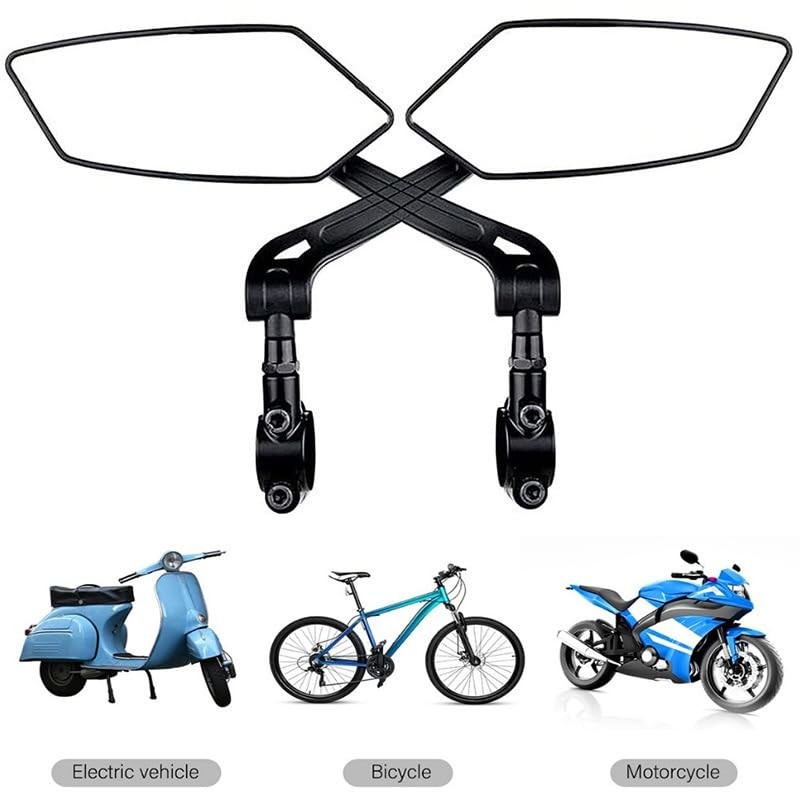 Takelablaze Handlebar Bike Mirror Universal Bicycle Rearview Mirror Safe Cycling