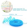 2 Pack Nylon Clothesline Windproof Clothes Drying Rope Travel Clothes