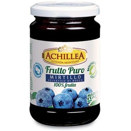 Achillea, Frutto puro di mirtillo bio, senza zuccheri, 300g