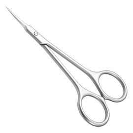 CGBE Cuticle Scissors Sharp Tip, Eyebrow Scissors, Super Slim Scissors for Cuticle Care, Professional Manicure Precision Tip Hair Repair Blade, Small Cuticle Scissors for Eyebrows, Eyelashes, Beards, Cuticles