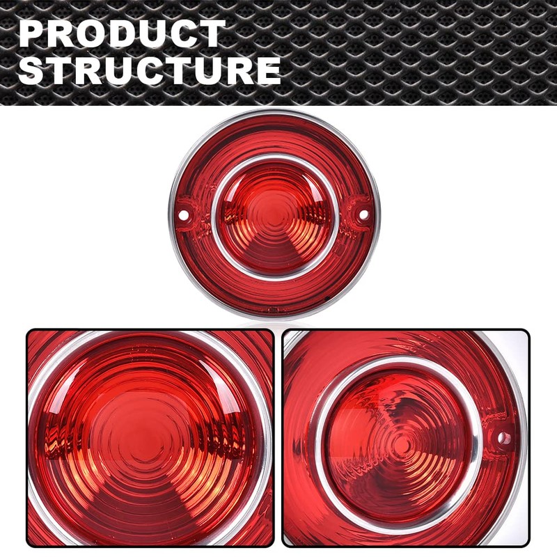 CNNELL Tail Lights Assembly Rear Lights Compatible with Chevy Corvette