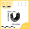 Yosawa 2 PCS Stainless Steel Closet Rod Bracket,Heavy Duty U