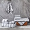 Gray Hand Towels Set 2 Pack-16“x31” Ultra Soft Microfibers Bathroom