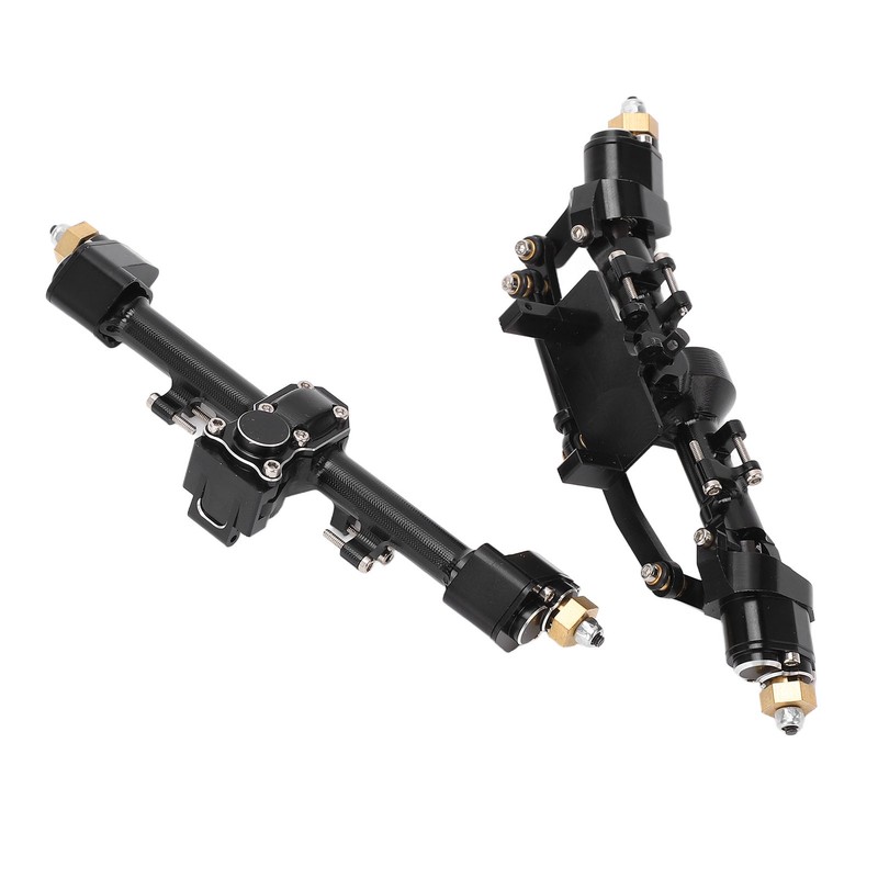 RC Car Metal Complete Front Rear Portal Axle Set Assembly