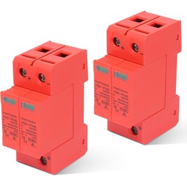 CYSFETENA 2P Photovoltaik Leistungsschalter,20KA~40KA DC Sicherungsautomat,DC überspannungsschutz PV für Photovoltaik Stromversorgung Solar Photovoltaik Din Schienenmontage (1000v)