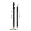 FeiCuiYun 5Pcs Wooden Hard-Core Eyebrow Pencils for Women, Black Eyebrow