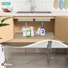 FORWOS Waterproof Under Sink Mat 28" x 19", Silicone Cabinet