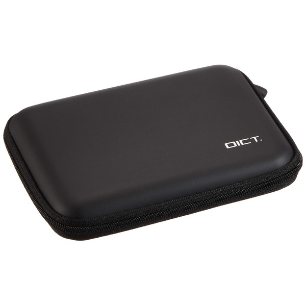 ELECOM 電子辞書ケース コンパクトサイズ “DICT." [セミハードタイプ] ブラック DJC-014BK