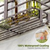 Yougai Shower Caddy, Shower Organizer with Soap Holder and Hooks,