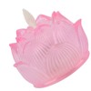 LED Flower Lamp Imitation Glass Yellow Light Electronic Candle Lotus