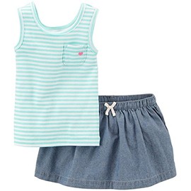 Carter'sBabyGirls'CA-569742PieceSkortSet(Baby)-Stripe-12Months