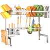 Over The Sink Dish Drying Rack - Adjustable Dish Rack