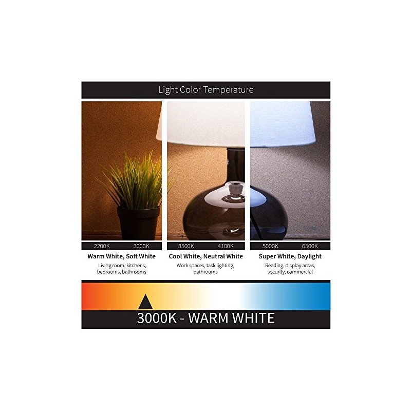 Sunlite LED G9 Base Bulbs, 3W (40W Equal), 400 Lumen,