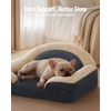 Blissful Diary Foam Dog Bed Medium Size, Pet Sofa with