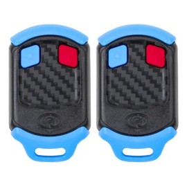 Kit 2 Controles Remotos Centurion Nova 2 Canales 433.93mhz Color Negro/azul