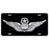 Master Army Aviator Wings Novelty Car License Plate