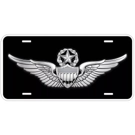 Master Army Aviator Wings Novelty Car License Plate