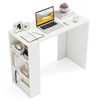 Tangkula Small Computer Desk, 36 Inch Home Office Desk with