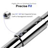 EQUSPUR 2 Pack Rail Straight Connector for 7/8 inch Railing,