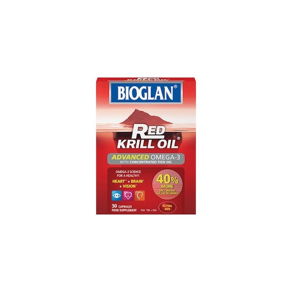 Bioglan Red Krill Oil Advanced Omega-3 30 Capsules