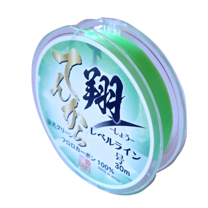 Fishfishing Sanpaku Tenkara Level Line Sho Fluorescent Green No. 4