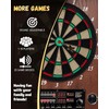 Yirinatek Electronic Dart Board, Decorative Dart Board Cabinet Set for