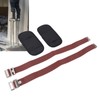 2PCS Drywall Stilt Protective Comfortable Adjustable Stilt Leg Straps Padded