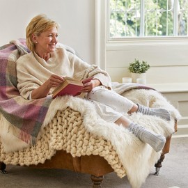 Cosyfeet Extra Roomy Super‑soft Bed Socks - Charcoal - L