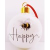 Bee Happy Bauble Fine Bone China 7 cm Gift Boxed