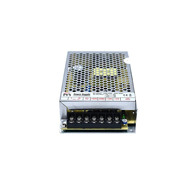Hlucky753 +5V/8A +12V/8A +24V/3A Output Switching Power Supply DC Stabilized