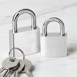 Rust-Resistant Padlock Hasp for Gates, Entrances, and Lockers Large Key